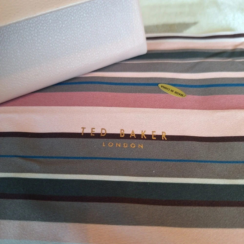 Ted Baker Sunglasses or Glasses Case Pink With Cleaning Cloth